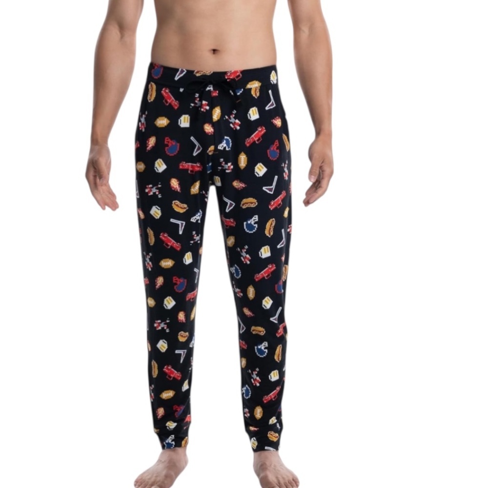SAXX Snooze Super Soft Modal Sleep Pants – Game Day Print – Men’s Medium